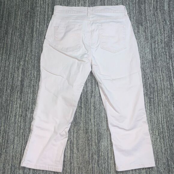 Lee Women's Size 10 Medium Pedal‎ Pink Easy Fit Cropped Jeans Pants - Picture 8 of 9